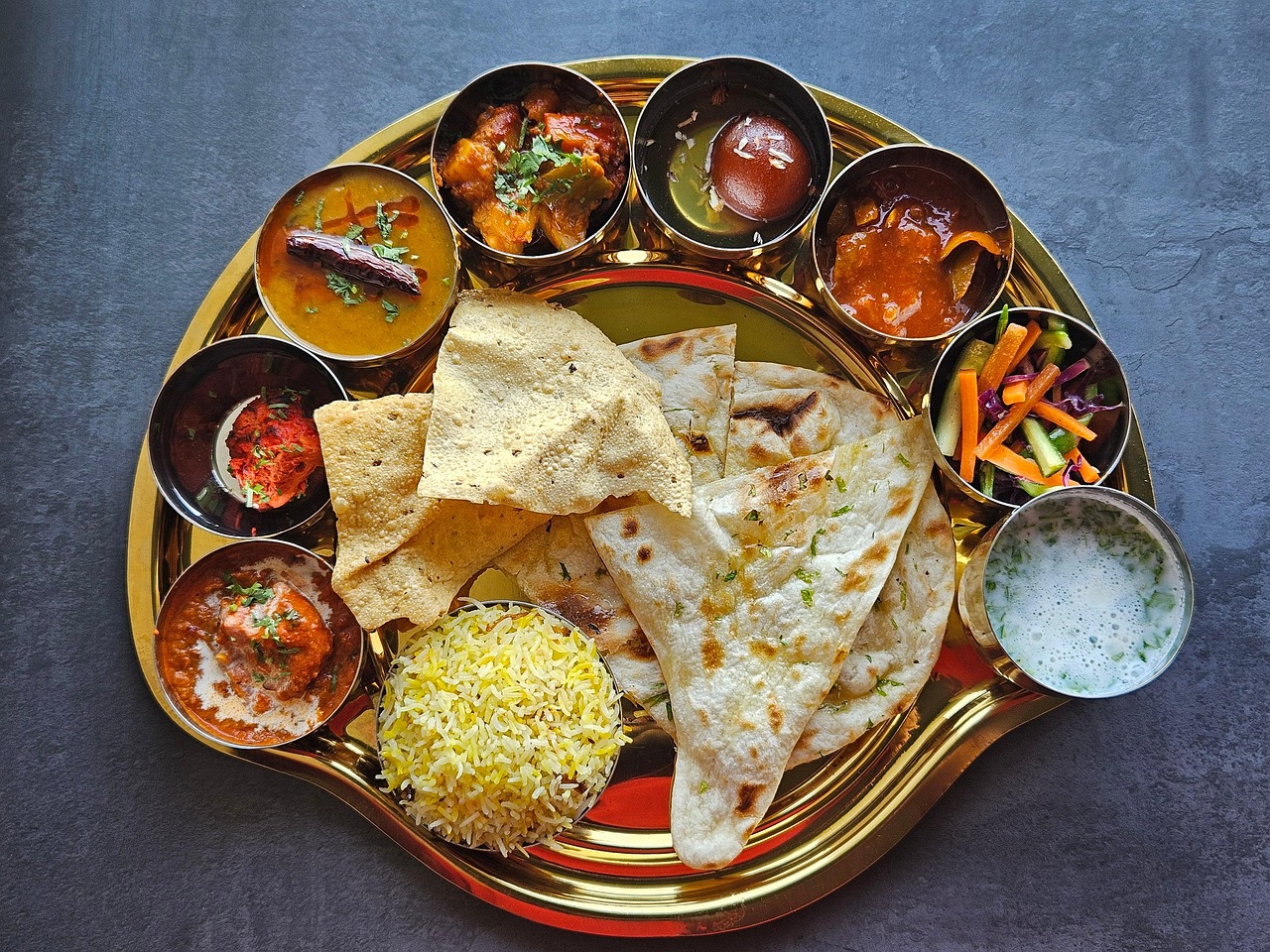 thali, food, indian, meal, roti, healthy, thali, thali, thali, thali, thali, roti
